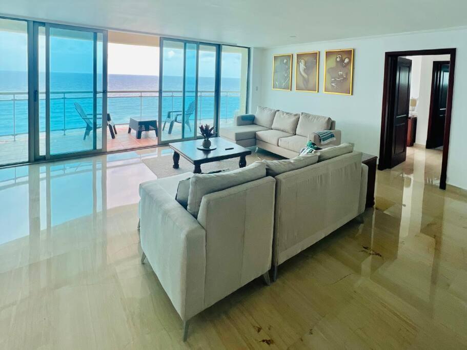 Beach Front Penthouse In Exclusive Tower سانتو دومينجو المظهر الخارجي الصورة